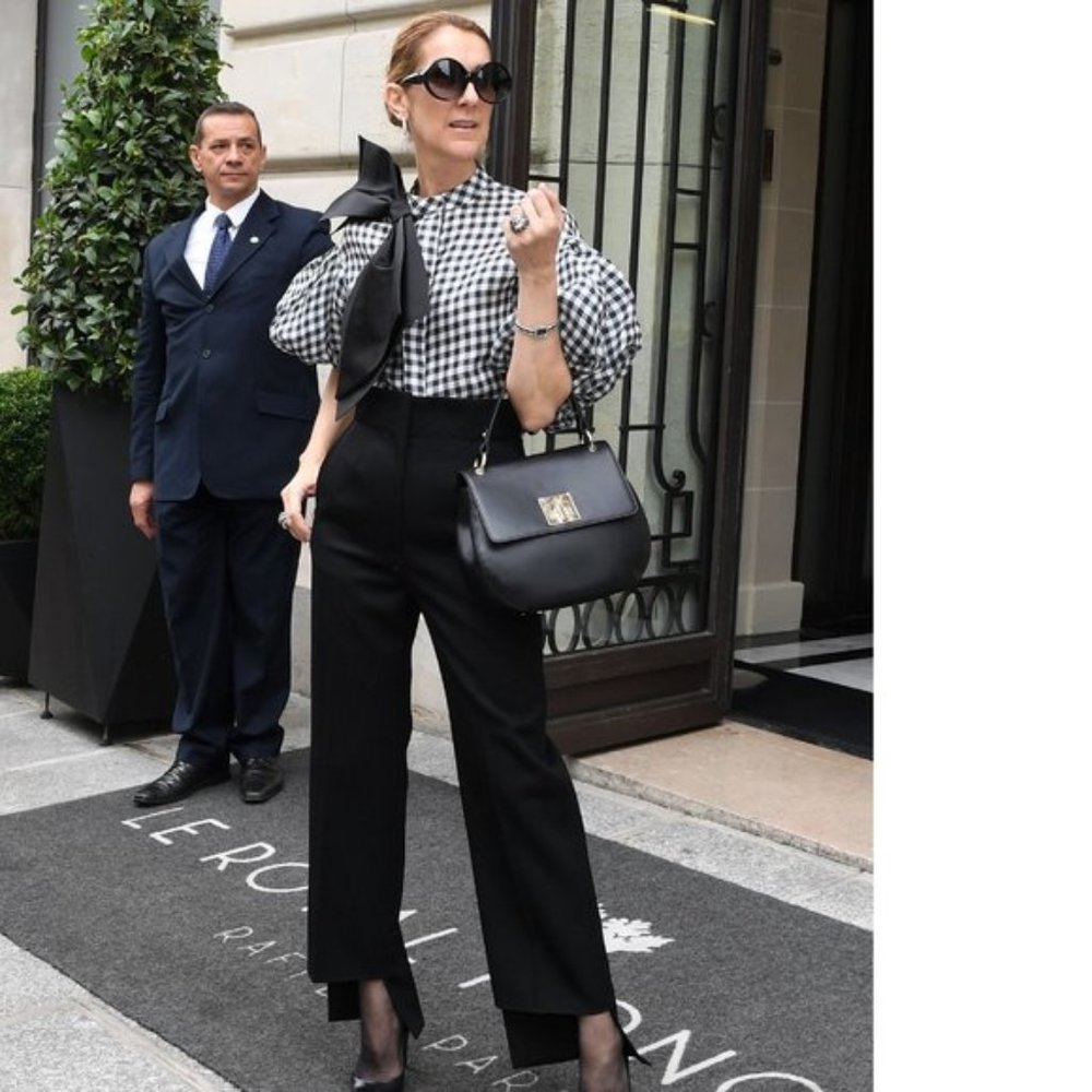 Celine Dion Women's Minuet Leather Handle Bag